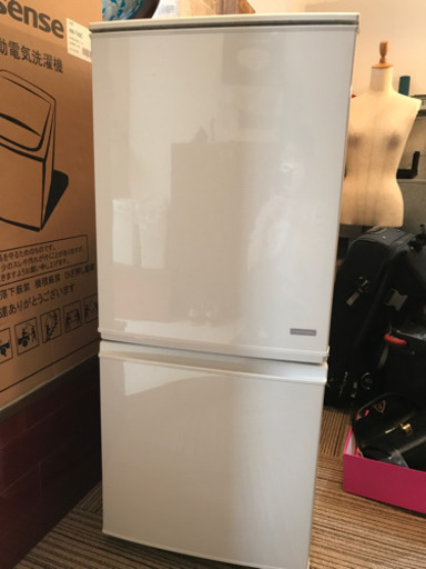 2015年製 シャープ冷蔵庫 SJ-C14A 中古美品