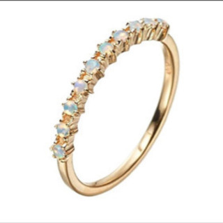 agete オパールハーフエタニティリング　アガットクラシック