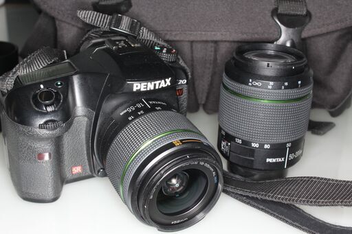PENTAX K20D-W 18-55/50-200付　手渡し限定