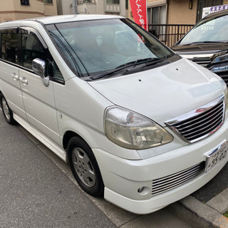 ニッサンセレナライダー　車検付き　ディーラーメンテ車両