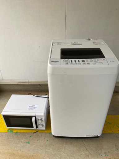 家電2点　洗濯機電子レンジ