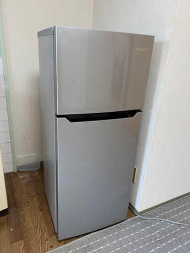極美品❗️2018年製　2ドア冷蔵庫　120L