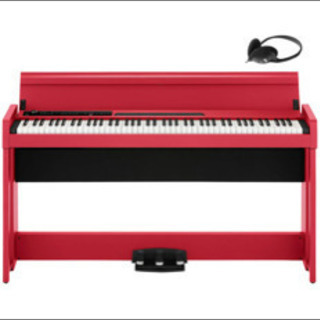 【ネット決済】赤い電子ピアノ　値段交渉可能