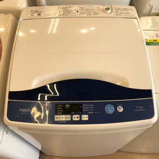 12ヶ月安心保証付】AQUA 全自動洗濯機