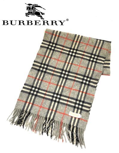 Burberrys バーバリー　カシミヤ　100% マフラー➂