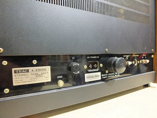 【苫小牧バナナ】TEAC/ティアック 4トラック 2チャンネル ステレオ オープンリールデッキ A-2300S 中古 動作OK♪