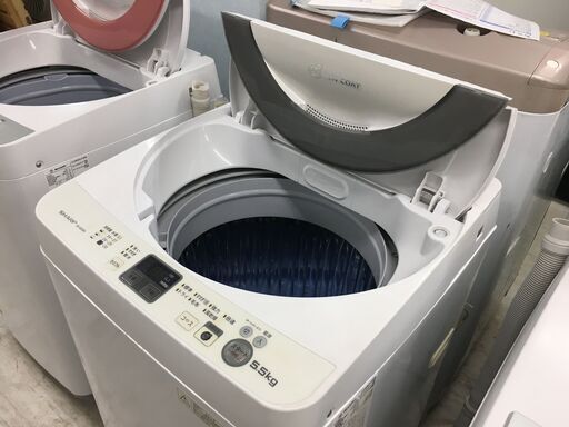 シャープ5.5K洗濯機2014年製分解クリーニング済み！！！