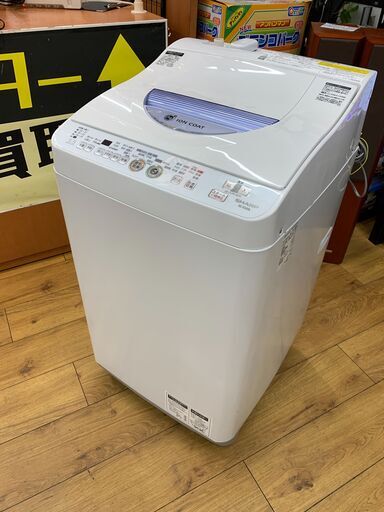 JM0008 シャープ SHARP 全自動洗濯乾燥機 5.5kg 2013年製 ES-TG55L