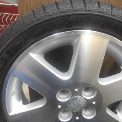 中古アルミホイル&スタッドレスタイヤセット ダイハツ ミラ 165/50R15