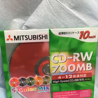 【新品】データ用CD-RW10枚