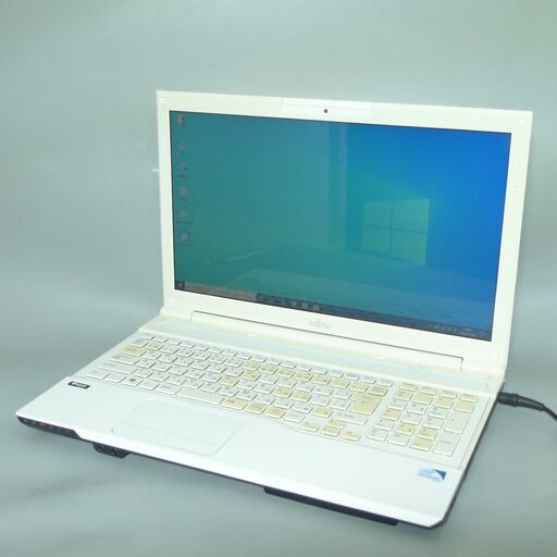 送料無料 1台限定 中古良品 15.6型 富士通 AH42/K ノートパソコン Pentium 4GB 750GB DVDマルチ 無線 カメラ Bluretooth Windows10 LibreOffice