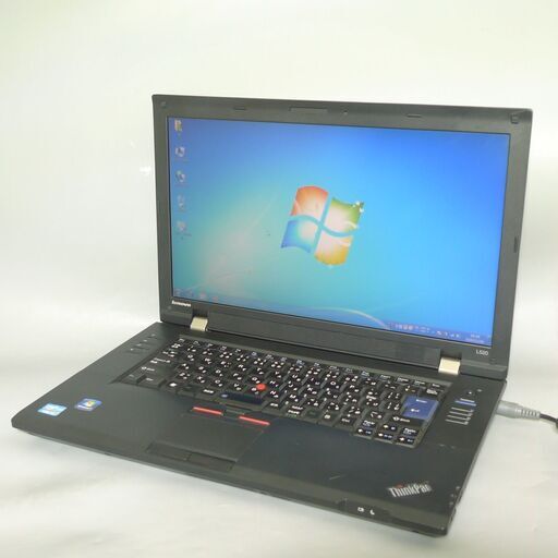 送料無料 新品SSD240GB 初心者向け ノートパソコン 中古良品 15.6型 Lenovo L520 第2世代Core i5 4GB DVDROM 無線 Windows7 LibreOffice