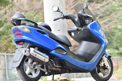 ☆YAMAHA＊マジェスティ125＊9452km＊低走行車両！＊ブルー車体色＊WAKO’Sオイル交換済＊☆下取り全国配送も可能です☆彡 ☆YAMAHA＊マジェスティ125＊9452km＊低走行車両！＊ブルー車体色＊