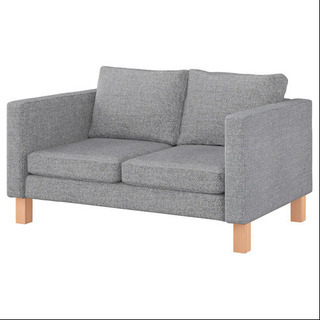 【ネット決済・配送可】IKEA 2人がけ用ソファー