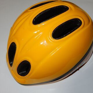 【ネット決済】幼児用自転車ヘルメット 黄色 49-54cm OG...