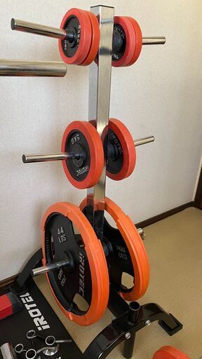 ホームジム フルセット! ハーフラック、インクラインベンチ、Wバー