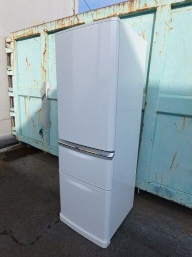 ☆3D簡易清掃済み☆2013年製☆三菱 MITSUBISHI 冷蔵庫  370L MR-C37X-W  12 10