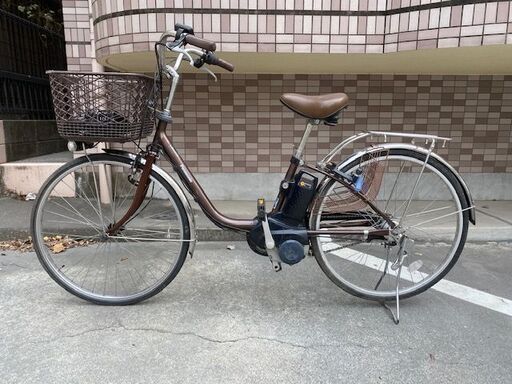 26インチパナソニック電動アシスト 2017年製 ブラウン 鹿児島市