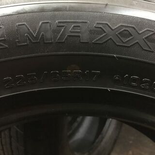 DUNLOP WINTER MAXX SJ8 225/65R17 17インチ スタッドレス 4本 2015年製 バリ溝 レガシィアウトバック CX-5等　(TD423) クレジットカード QR決済可能