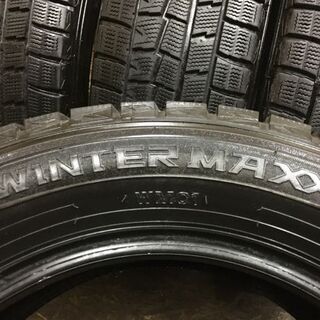 DUNLOP WINTER MAXX WM01 205/60R16 16インチ スタッドレス 4本 2015年製 バリ溝 ヴォクシー ステップワゴン等　(VTD319) クレジットカード QR決済可能