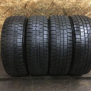 DUNLOP WINTER MAXX WM01 205/60R16 16インチ スタッドレス 4本 2015年製 バリ溝 ヴォクシー ステップワゴン等　(VTD319) クレジットカード QR決済可能