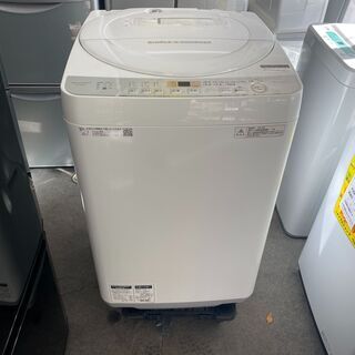 保証付き　シャープ　洗濯機　ES-GE6C-W   リサイクルシ...
