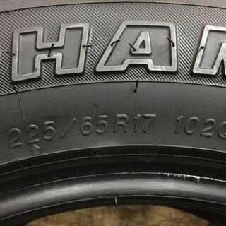 YOKOHAMA GEOLANDAR i/T-S 225/65R17 17インチ スタッドレス 4本 2015年製 バリ溝 CX-5 ハリアー エクストレイル等　(MTA32) クレジットカード QR決済可能