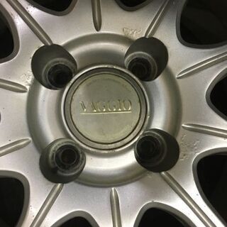 【DUNLOP WINTER MAXX WM01 185/65R15】スタッドレス【BS VAGGIO 社外 15インチ 6J4HPCD100+45】バリ溝 bB等　(VTL296) クレジットカード QR決済可能