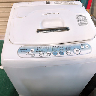 とTOSHIBA 2007年製　洗濯機　引渡しで無料！