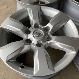 タイヤ、ホイール 150プラド純正☆TOYOTA 17×7.5J ＋25 ハイエース流用 