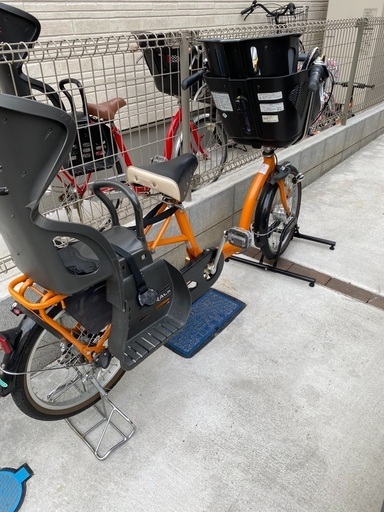子供乗せ自転車　３段変速　20インチ　マルイシ　ふらっかーず