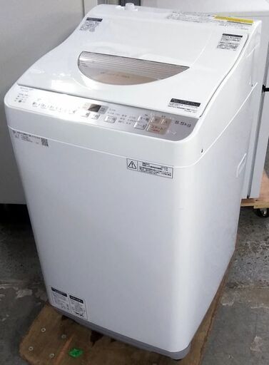 全自動洗濯機　温風乾燥機能付き　2019年製　シャープ　洗濯乾燥機