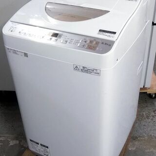 全自動洗濯機　温風乾燥機能付き　2019年製　シャープ　洗濯乾燥機
