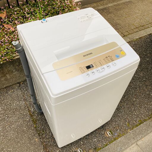 【2019年!!】【ほぼ新品】全自動洗濯機 アイリスオーヤマ IAW-T502EN 取説有り