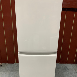 シャープ　ノンフロン冷凍冷蔵庫　SJ-D14B-W  137L