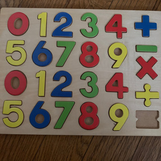 木の数字パズル 赤いふーせん 札幌のおもちゃの中古あげます 譲ります ジモティーで不用品の処分