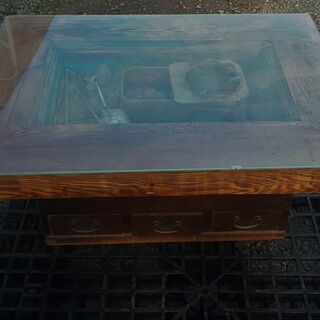 鹿児島発　木製火鉢