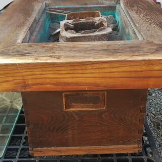 鹿児島発　木製火鉢