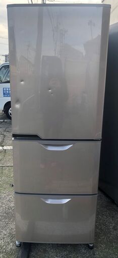 三菱ノンフロン冷凍冷蔵庫 MR-CU33P-C 形　2009年製