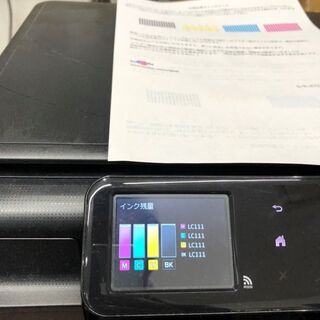 【ネット決済・配送可】ブラザーのインクジェット カラープリンター 