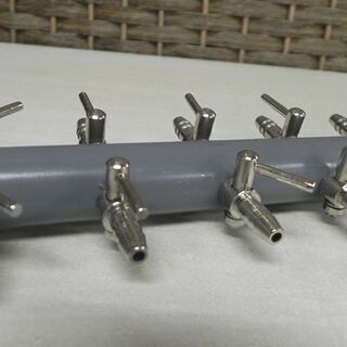 安永エアポンプ エアーポンプ AP-60F 吐出専用 40連分岐管付き 2019年製 浄化槽 養魚関係 札幌市 白石区 東札幌