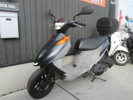 ★75000円　アドレスＶ125　セル1　実動車★スズキ　ボックス付き！宅配　アドレス　ガンメタ！ ☆7万円 アドレスV125 セル1 実動車☆スズキ ボックス付き！宅配 アドレス