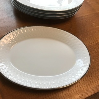 銀縁洋皿