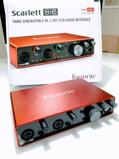 Focusrite Scarlett 8i6 (3rd Gen) Audio Interface (一部壊れています)