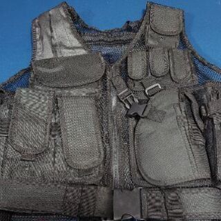 サバゲー用品セット(ガン×4、チョッキ、排マグポーチ、バックetc)