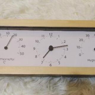 あげます ニトリの時計 気温計と湿度計つき カズミツ 西荻窪の時計 置時計 の中古あげます 譲ります ジモティーで不用品の処分