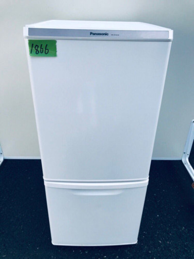 1866番 Panasonic✨ノンフロン冷凍冷蔵庫✨NR-B146W-W‼️