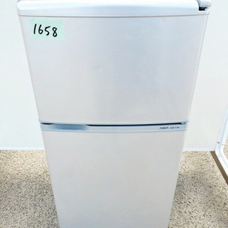 ①1658番AQUA✨ノンフロン直冷式冷凍冷蔵庫✨AQR-111B‼️
