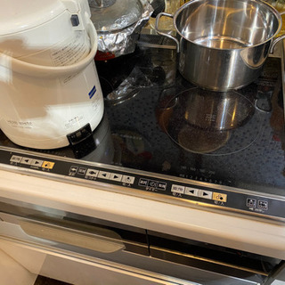 ミカド システムキッチン 2550(W) x 650(D) x 850(H) シンク 食器洗浄機 食器棚 レンジフード 一式