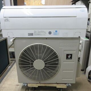 K02037　シャープ　中古エアコン　主に6畳用　冷2.2kw／暖2.5kw
